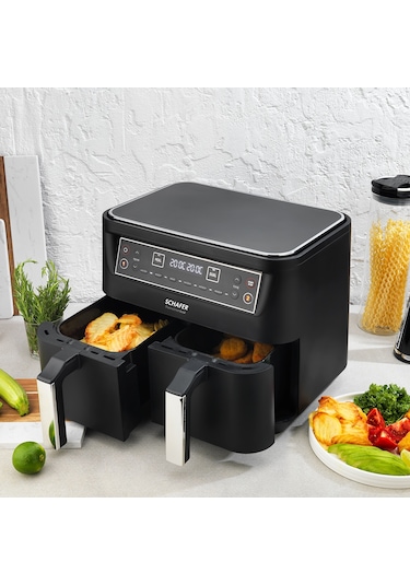 Schafer Thermochef Dual Dijital Airfryer Sıcak Hava Fritözü