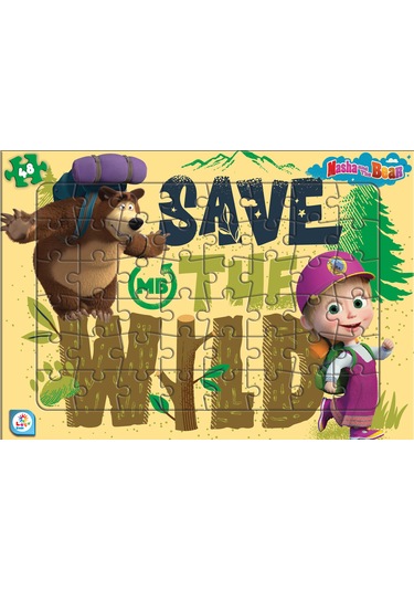 Maşa İle Koca Ayı Frame Puzzle Seti