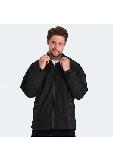 Slazenger RAREN Erkek  Siyah Yağmurluk