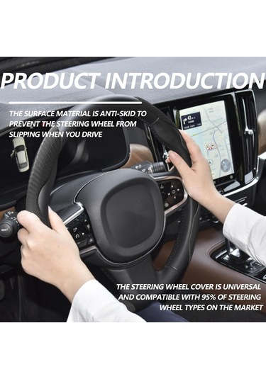 Reedark Karbondioksitli Sürgü Körüğü Kılıfı, Kaymazsız Bölümlü Tasarım, Evrensel Uyumlu, 2 Adet, Araç İç Donanımı Erişkinleri İçin Siyah