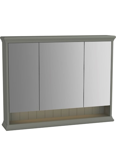 Vitra Valarte 62235 Aydınlatmalı Dolaplı Ayna 100 Cm Mat Gri