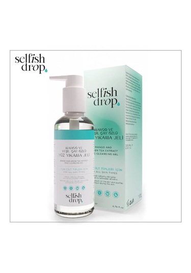 Selfish Drop Mango Ve Yeşil Çay Özlü Yüz Yıkama Jeli 200 ML