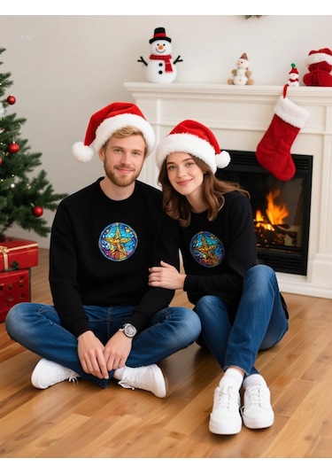 Ogc Yıldız Unisex Sweatshirt Siyah