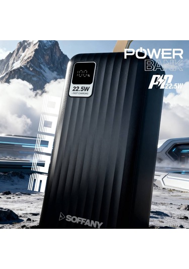 Ag05-002 Ag05-002 30.000 Mah P.bank 22.5w Type-c + Usb Çıkışlı Siyah