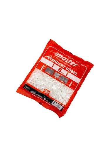 Master 501152 Plastik Dübel 8 Mm 1000 Adet