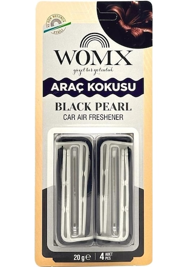 Black Pearl Klipsli Oto Kokusu - Izgara Tipi Lüks Parfüm Esanslı Araç Kokusu