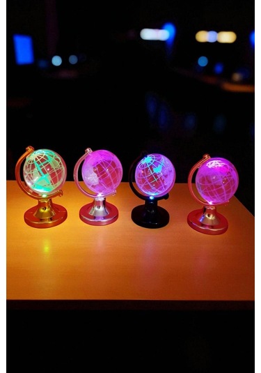 Mini Işıklı Kristal Dünya