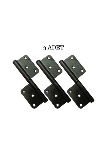 Sf- Siyah Renk İç Oda Kapısı Menteşesi Yönsüz 3 Adet
