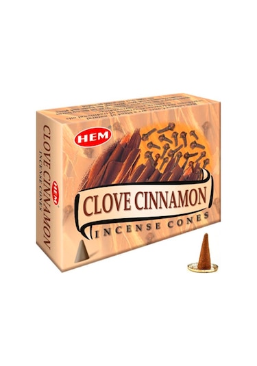 Hem Tütsü Clove Cinnamon 10 Konik