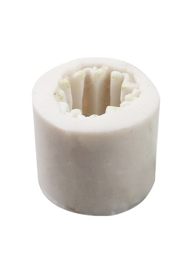 Xiyyadms Beyaz Silikon Bitki Kase Kalibi - Beton/reçine Çırak, Sabun, Mum, Fondant Uygun - Stil 2