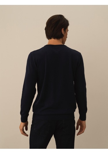 Xint Pamuklu Bisiklet Yaka Regular Fit Basic Kazak 24ke00801738-05 Lacivert Xint Pamuklu Bisiklet Yaka Regular Fit Basic Kazak 24ke00801738-05 Lacivert