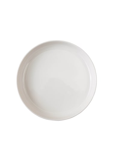 Mudo Home Ephesus Whıte Çukur Tabak Seti 22cm - 6lı Beyaz