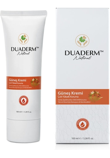 Duaderm Spf 50 Yüz Ve Vücut Güneş Kremi 100 Ml