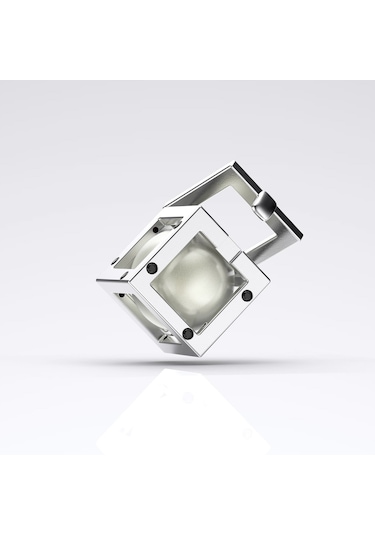 Istiridye Içerisinde Siyah Taşlı Küp Inci Kolye Seti Aaa Akoya (429938224)