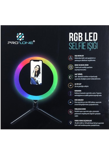 Prozone RGB Led Selfie Işığı DK-555