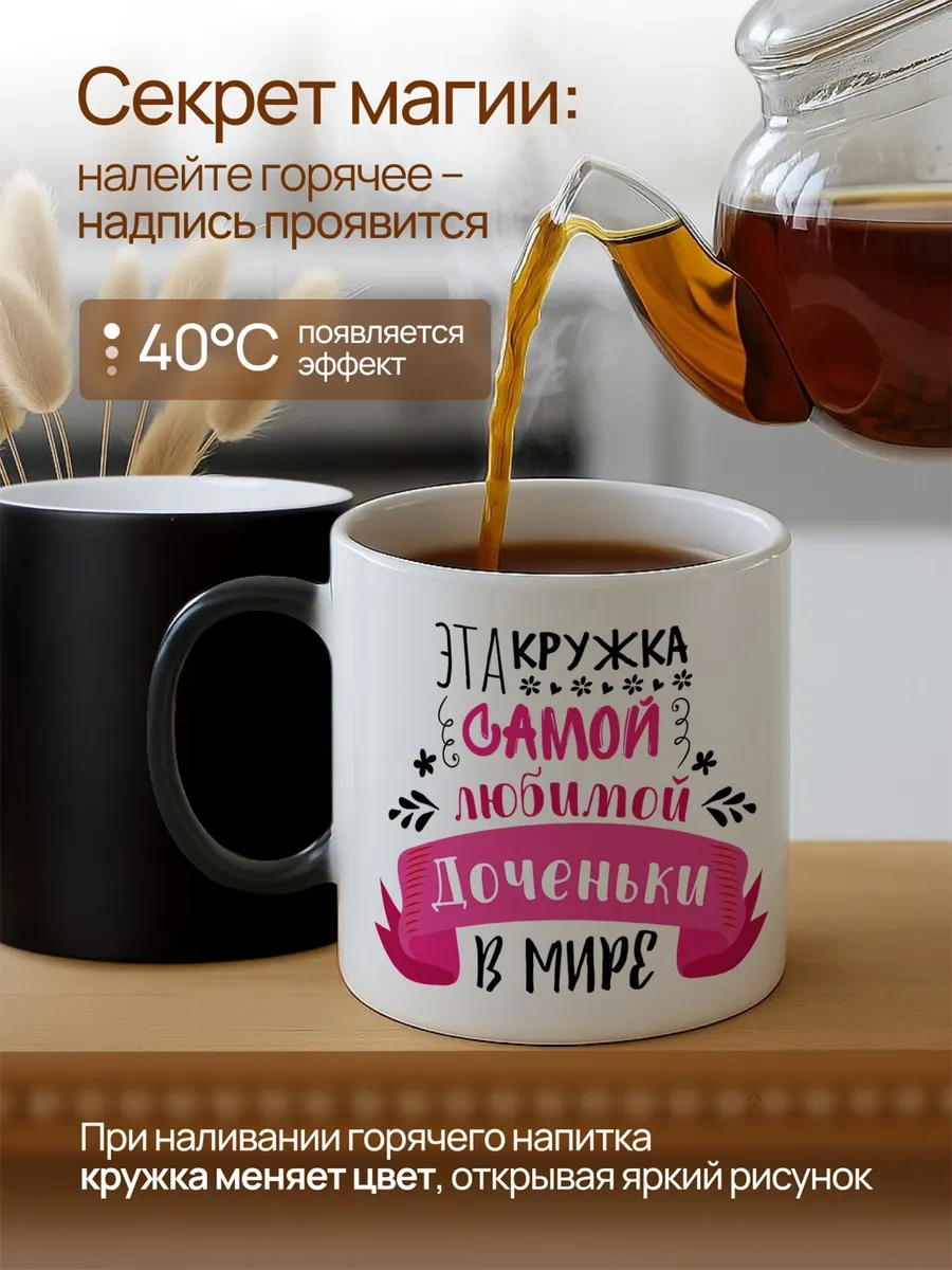 Darı Art Kızına Doğum Günü Hediyesi Kamuflaj Baskılı Komik Kupa 207782685 Siyah