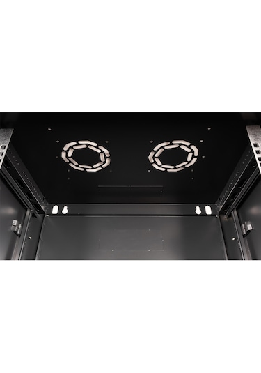 Lande - 9u 19" Duvar Tipi Rack Kabinet Genişlik: 600 Mm Derinlik: 450 Mm Siyah