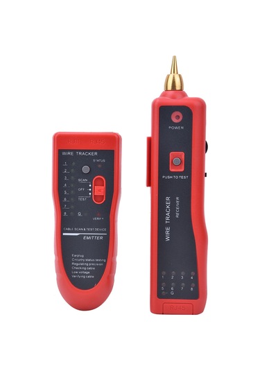 Lemestar Kablo Bulucu Ağ Ve Telefon Hattı Test Cihazı - Kesinti/kısa Devre Tespiti, Metal Tel Taraması Pil Yok