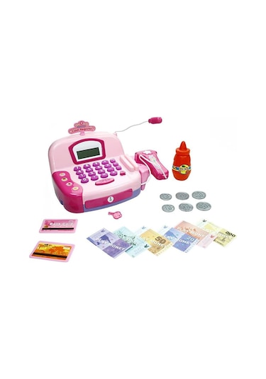 Mikrofonlu Işıklı Ve Sesli Yazar Kasa