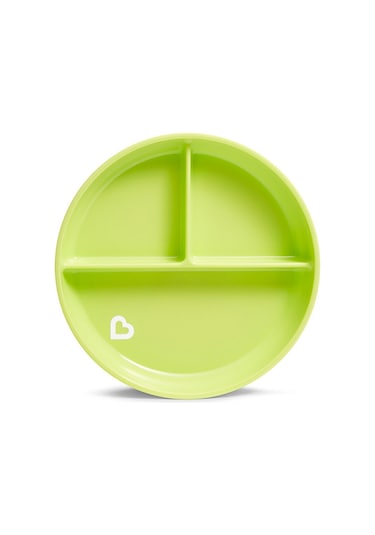 Munchkin Sabit Vakumlu Beslenme Tabağı 6+ Ay Yeşil