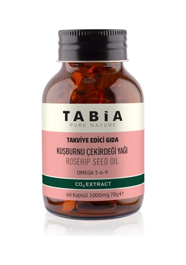 Tabia Kuşburnu Çekirdeği Yağı 1000 MG 60 Kapsül