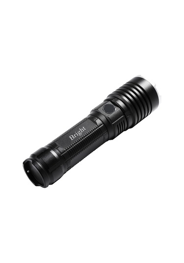 Bright Ght-5761 Xp90 Led 3 Mod Zoomlu Yağmur Suyu Geçirmez Şarjlı El Feneri 26650 Pilli Belirtilmemiş Çok Renkli