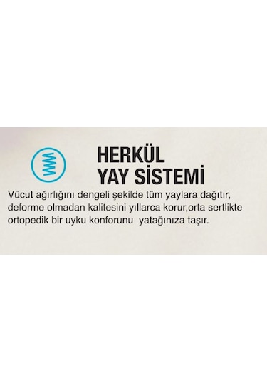 Babyhopeankara 80X140 Heyner Ortopedik Herkül Yaylı Yatak 80*140 Ortopedik Yatak