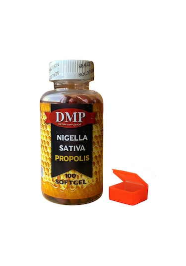 Dmp Propolis Çörek Otu Nigella Sativa 100 Softgel + Hap Kutusu