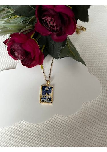Çelik Vintage Kolye Gold