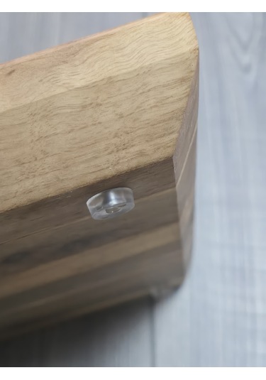 Ceviz Ağacı 55 X 35 Cm 4 Cm Kalın Özel Büyük Boy Ayaklı Şef Tahta