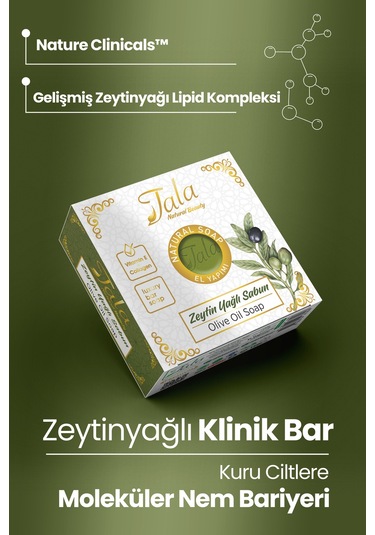 Tala Saf Zeytinyağlı Sabun Saç Ve Cilt Bakımı İçin Bitkisel Zeytinyağı Sabunu 150 G