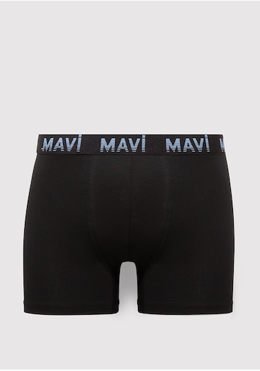 Mavi - 7li Siyah Basic Boxer 0912287-900 Siyah