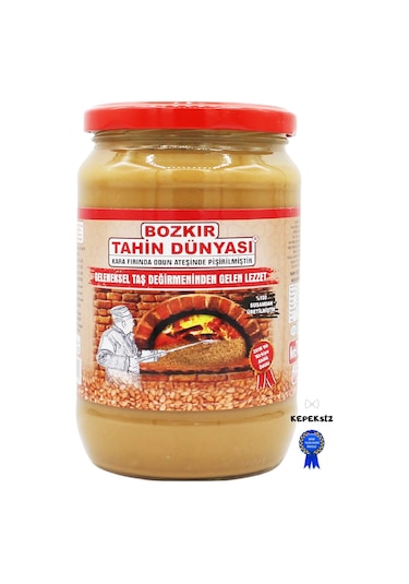 Bozkır Tahin Dünyası Odun Ateşinde Kepeksiz Tahin Cam 700 G