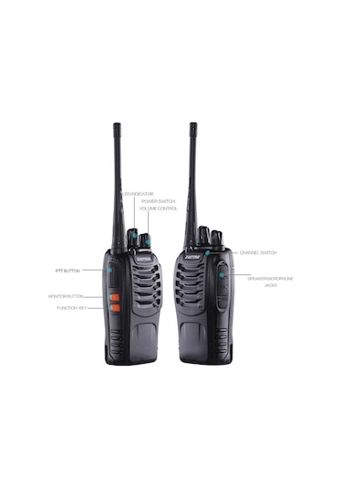 ZASTONE 2 Adet Zt-v68 Uhf 400-470mhz Profesyonel Telsiz