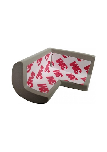 Jumbo Kauçuk Köşe Koruyucu - Gri - 4 Adet