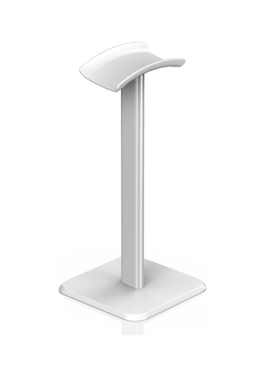 Lemestar Z6 Aluminium Ve Abs Makyajlı Kulaklık Tutucu - Ayrılamabilir, Kabloları Çevirmeyi Önleyen, Masaüstünü Düzenleyen Beyaz Tutucu