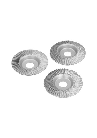 Fortunelane 3 Adet 100mm Tahta Oyma Çelik Disk Seti, 22mm İç Çap, Açık/kısa/uzun Yaylı, Tahta Düzenleme Ve Polisaj İçin Uygun