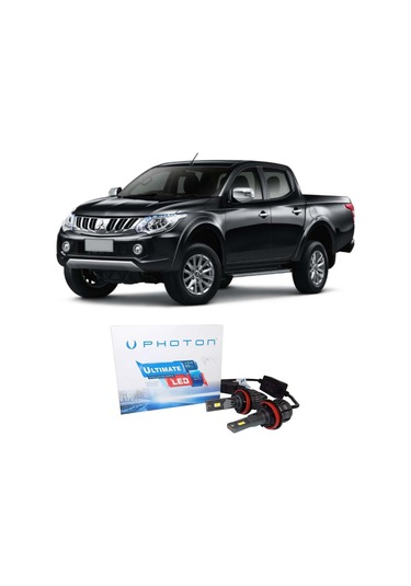 Mitsubishi L200 Led Xenon Uzun + Kısa Far Ampulü H4 Ultimate Yeni Seri Beyaz 2005-2017