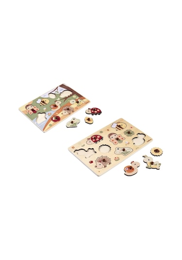 Eichhorn Tutmalı Ahşap Puzzle 15 Parça