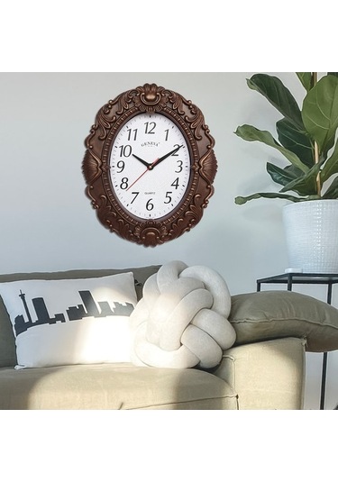 Pazly Suntek Sessiz Saatleri Saati Rengi Duvar Dekoratif Ahşap-rengi Ahşap 14'' & Gw Çok Renkli