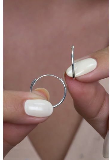 Gümüş Halka Küpe 18 Mm Wsk01
