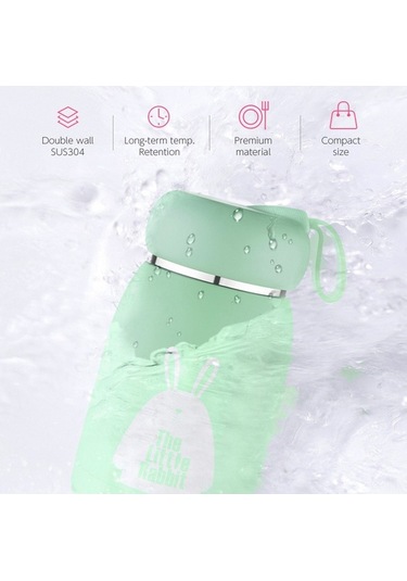 Ulzyvf 320ml Çift Cidarlı Paslanmaz Çelik Termos - Sıcak/soğuk, Kullanışlı Pembe Pembe