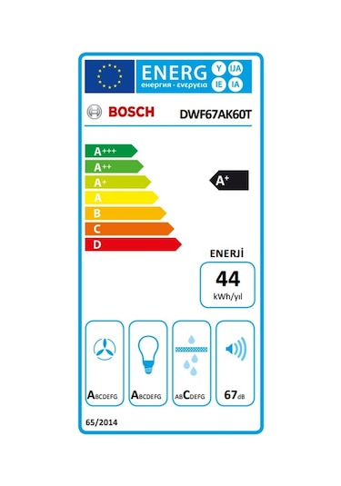 Bosch DWF67AK60T 60 CM Duvar Tipi Davlumbaz