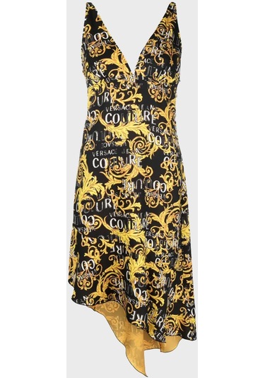 Versace Jeans Couture Bayan Elbise 74hao912 Ns228 G89 Siyah