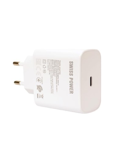 Swiss SWS-S1W Power 45 W Type-C Pd Hızlı Şarj Adaptörü Beyaz