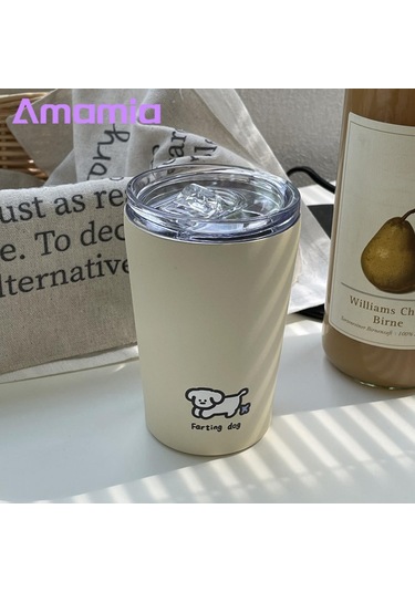 Amamia Termal Fincan Taşınabilir Kış Kapalı Açık Kahve Süt Su Termos Bardak