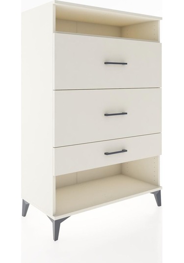 Hyperion Dolap Tek Raflı 3 Çekmeceli 88x44x134 Aytaşı-aytaşı Aytaşı