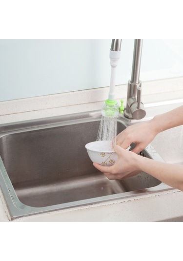 Geeksen Japon Tarzı Mutfak Banyo Musluk Duş Su Tasarrufu Döner Sıçrama Musluğu Filtre Vanası Su Tasarrufu Su Tasarrufu Vanası Yeşil Diğer