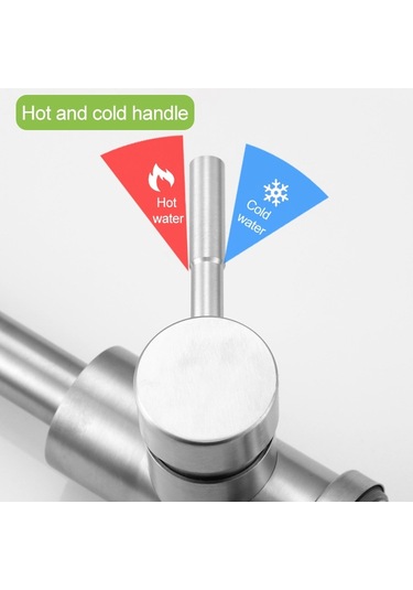 Cbtx 304 Paslanmaz Çelik Dönebilen Musluk Lavabo Soğuk Ve Sıcak Su Musluğu Çok Renkli