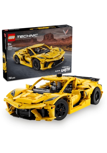 LEGO® Technic Chevrolet Corvette Stingray 42205 - 9 Yaş ve Üzeri Çocuklar için Spor Araba İçeren Oyuncak Yapım Seti (732 Parça)